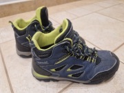 Buty chłopięce/trekkingowe Regatta Junior Rkf573 Navy Lime - roz. 34
