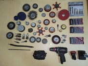 Wiertarko-wkrętarka akumulatorowa PARKSIDE PBSPA 12 C3 - akcesoria 