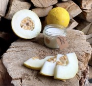 Świeca sojowa od Sikorki słodki melon 235ml handmade