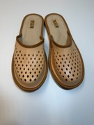 Kapcie męskie skórzane r.40