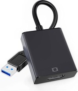 Adapter USB na HDMI, adapter, konwerter, przejściówka HUB FHD 1080P USB 3.0
