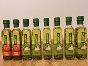 Nowy duży zestaw olej Kujawski z czosnkiem i bazylią, aż 8 sztuk!