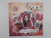 Kartka okolicznościowa na Boże Narodzenie rękodzieło 