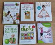 Odchudzanie, żywienie,dieta, zestaw książek 