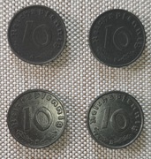 Niemcy III Rzesza Niemiecka 1933 - 1945 zestaw feningów