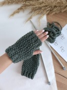 Rękawiczki mitenki handmade