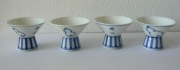 Japonia czarki do sake. 4 szt