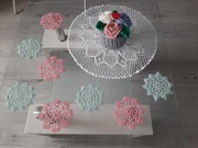 Podkładki pod kubek ręcznie robione 4 szt.