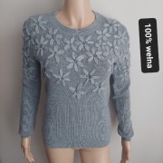 Madeleine sweter 100%wełna S