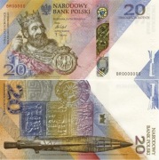 Banknot 20 zł - Tysiąclecie koronacji Bolesława Chrobrego z 2025 roku