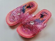 Klapki dziewczęce rozm. 31 RÓŻOWE - 17,5 cm