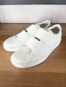 ECCO Soft 60 skórzane sneakersy białe rzepy 40 nowe bez metki