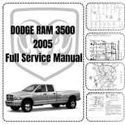 DODGE RAM 3500 2005 Service Manual Instrukcja diagnostyki i napraw