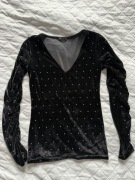 Elegancka welurowa bluzka Medicine, rozmiar S 