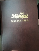 Tygodnik Solidarność rocznik 1981 twarda oprawa 