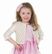 Bolerko ecru koronka 98cm narzutka