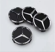 4szt -75mm kołpaki z logo do felgi do Mercedes Benz