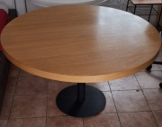 Stół drewniany 120 cm śr.