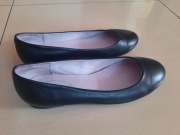 Baleriny czółenka 7 mil skóra naturalna r.37