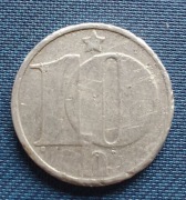 Moneta Czechosłowacja  10 Halerzy 1980