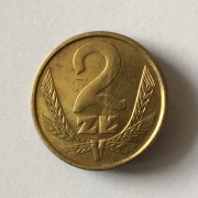 2 zł złote 1986 z obiegu 