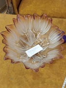 Patera misa szklana Mikasa rozowe tulipany Walther Glass 31/11cm.niemcy