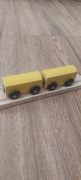 WAGON ŻÓŁTY pociąg tory drewniane plastik Tomek i Przyjaciele SODOR