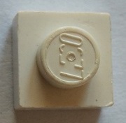 LEGO 3024 płytka 1 x 1 Biała 6575 6561 2szt