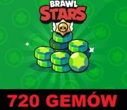 Brawl Stars 720 GEMÓW 720 GEM GEMS WALUTA DO GRY *Online*