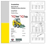 Wacker Neuson 701s sp Parts Catalog Katalog części Nr. Ser. DC00713