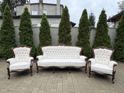 Zestaw Wypoczynkowy w Stylu Ludwikowskim po renowacji