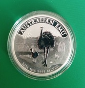 1 Dolar Australian Emu  uncja srebra 9999 z 2021 roku.