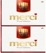 Czekoladki Merci Fines Selection Bombonierka 400g Storck Duże Opakowanie x2