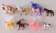 konie kucyki zestaw koników jednorożec zestaw 8 sztuk