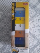 Kolorowa wieża drewniana z Minionkami - typu Jenga.