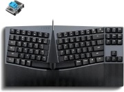Łamana Klawiatura ergonomiczna przewodowa periboard 535 + naklejki Qwerty