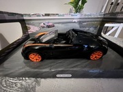 Bugatti CZARNY 1:1.  8 METAL 