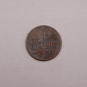 Gdańsk 1926 - 1 fenig