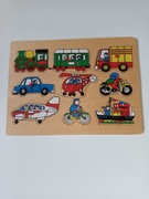 Drewniana układanka dla dzieci