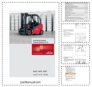 Linde H25T H30T H35T Forklift Truck Operators Manual PL Instrukcja obsługi