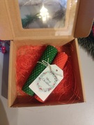 Świece z węzy pszczelej w kolorach 