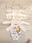 Zestaw body 6 sztuk 62/68 plus gratis. 