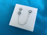 nowy unikatowy separator charms beads zawieszka śnieżynka srebro 925