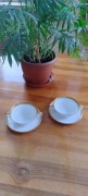 Bulionówka Rosenthal Helena 2 sztuki miseczka + talerzyk złocona