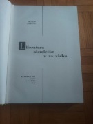 Wilhelm Szewczyk - Literatura niemiecka w XX wieku