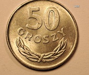 50 groszy 5 sztuk rok 1965, 1970, 1973, 1976, nr. 802, 805, 806, 807, 809