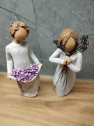 Dwie figurki willow tree 