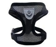 Czarne szelki dla psa M