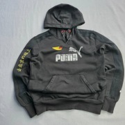 Puma Downtown Graphic Hoodie vintage bluza z kapturem i duza kieszenia
