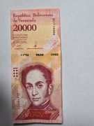 Banknot 20000 wenezuela